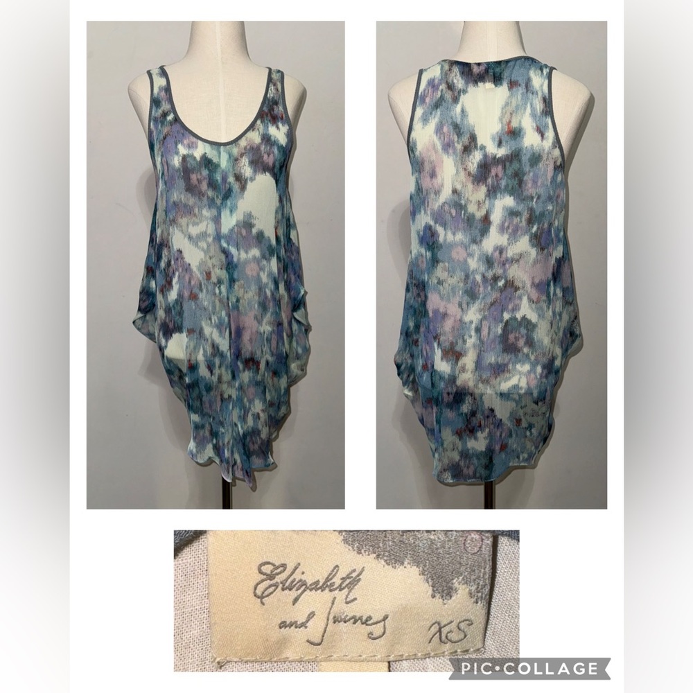 Elizabeth & James Silk Tunic XS
